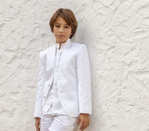 Amaricana unica kids comunion con camisa mao
